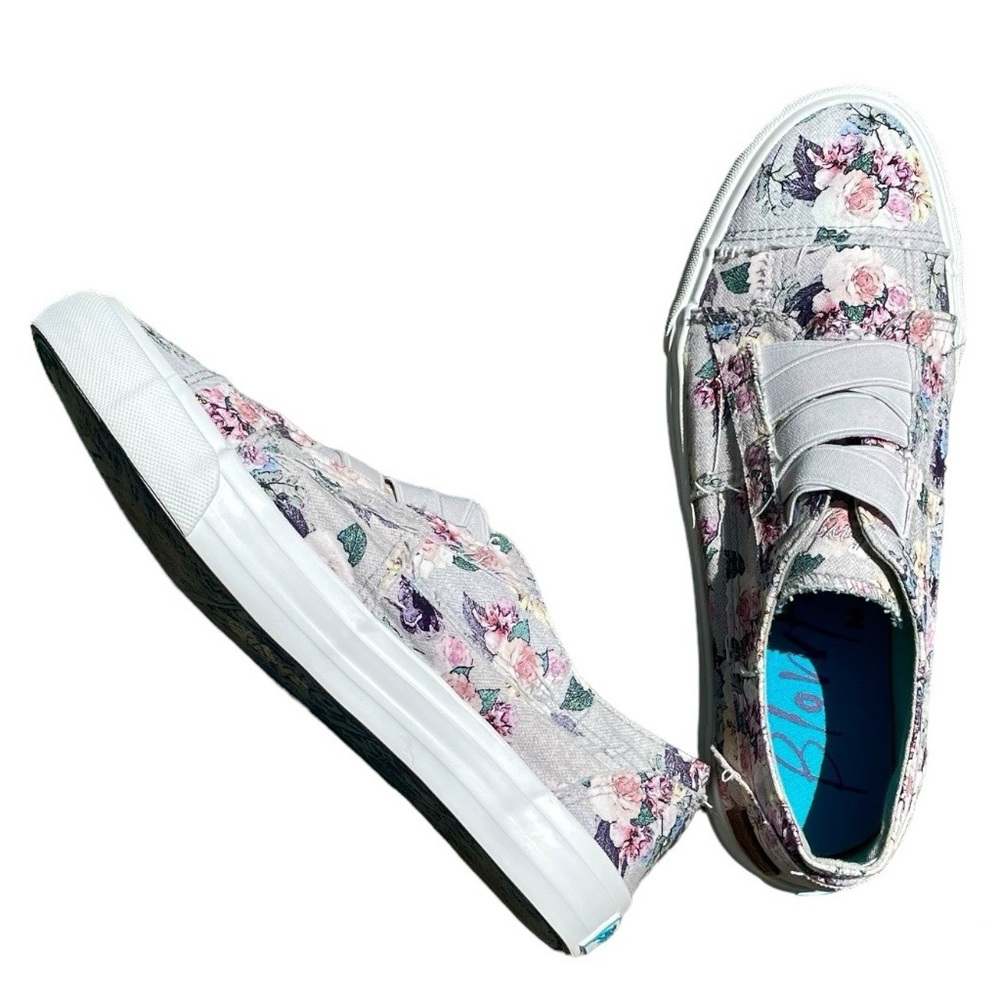Blowfish Malibu: Marley Gray Vintage Floral Sneakers - Picture 2 of 5